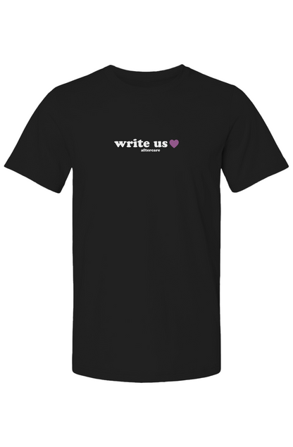 "write us" - affirmations unisex tee
