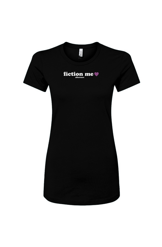 "fiction me" - affirmations women's slim fit tee