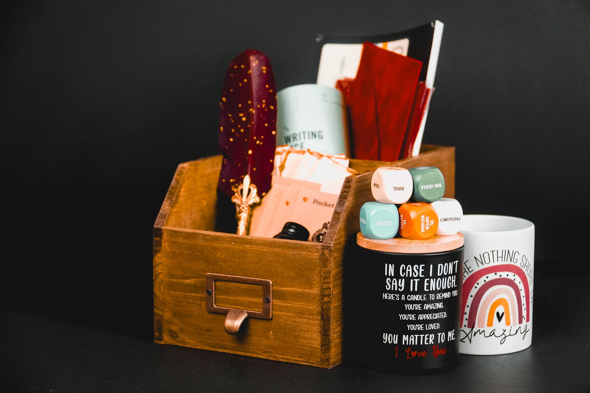 The Words of Affirmation Basket – "For The Love of Language"