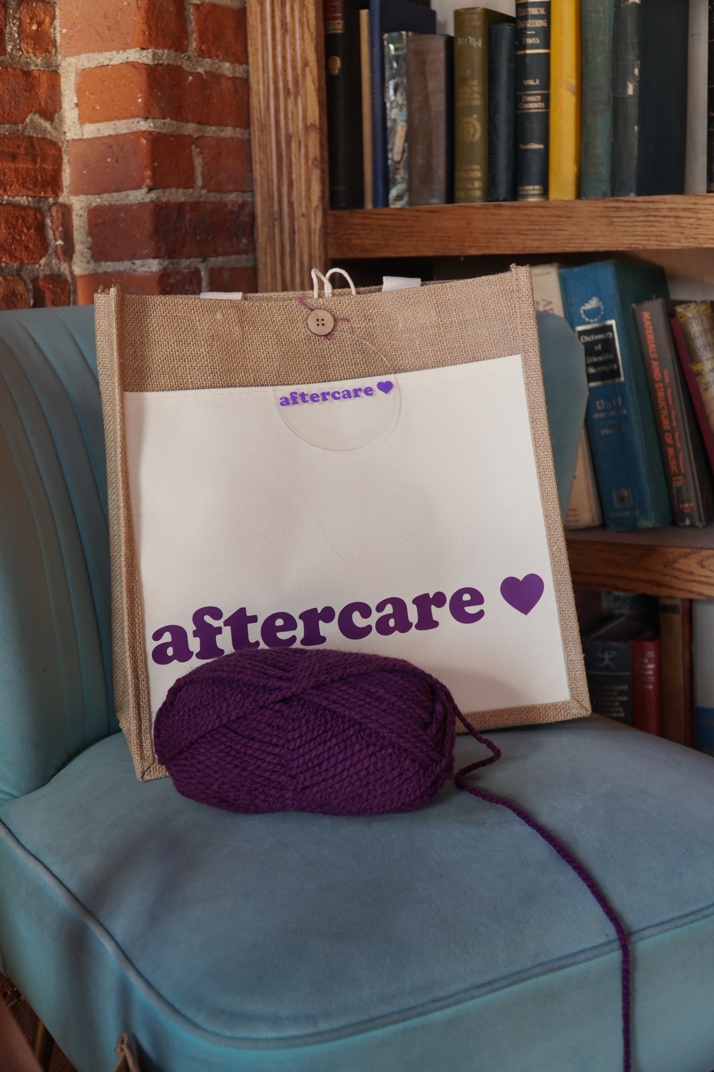 Aftercare Tote Bag - 100% Natural Jute Fibre