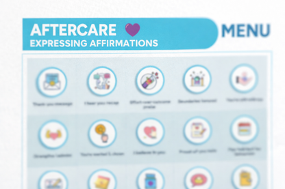 (Digital Download) Aftercare Menu - Post-intimacy